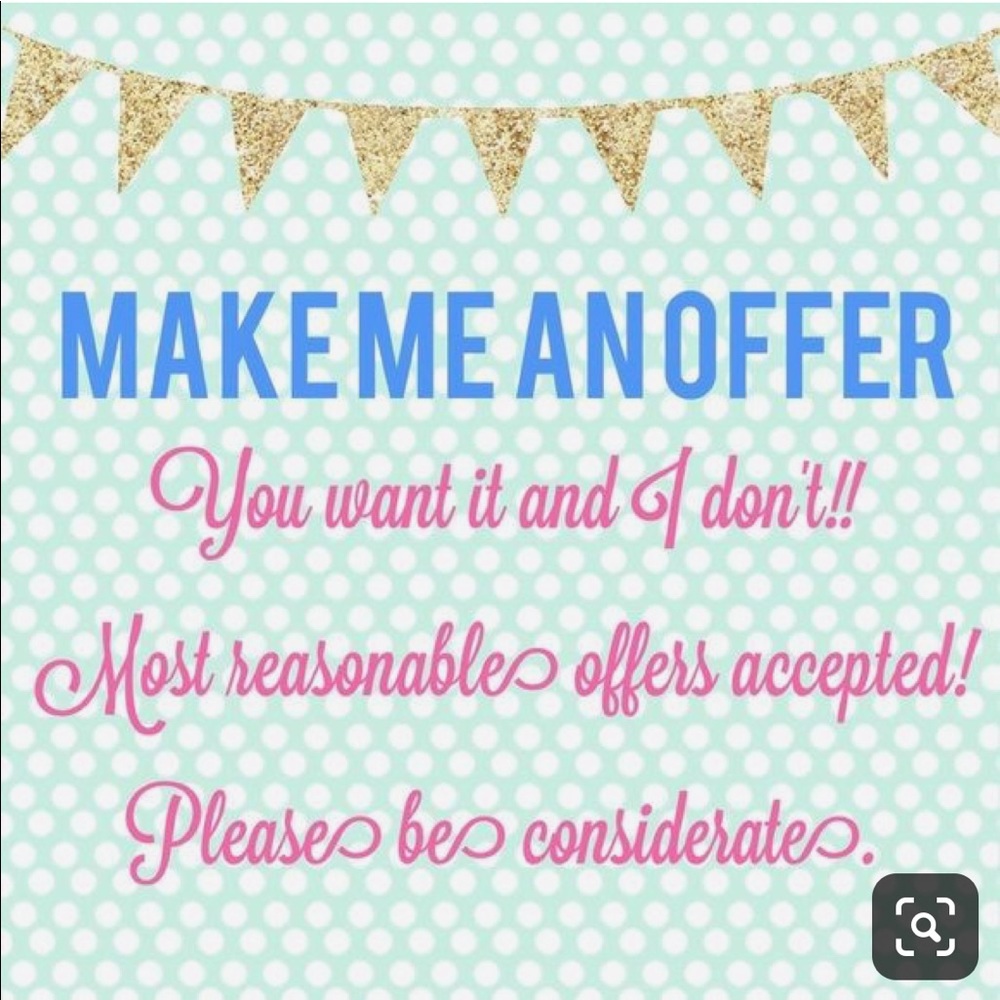 Excepting all reasonable offers.